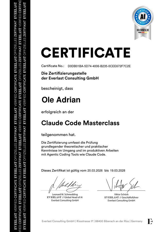 Claude Code Masterclass, Everlast Consulting